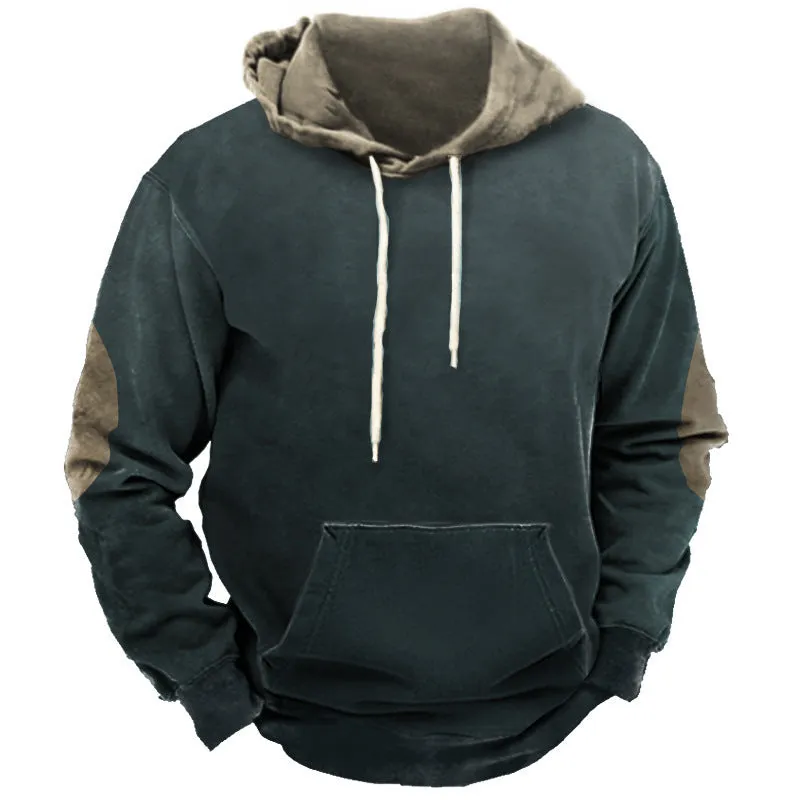 PRINTED MEN'S STREET SPORTS FASHION TREND HOODIE