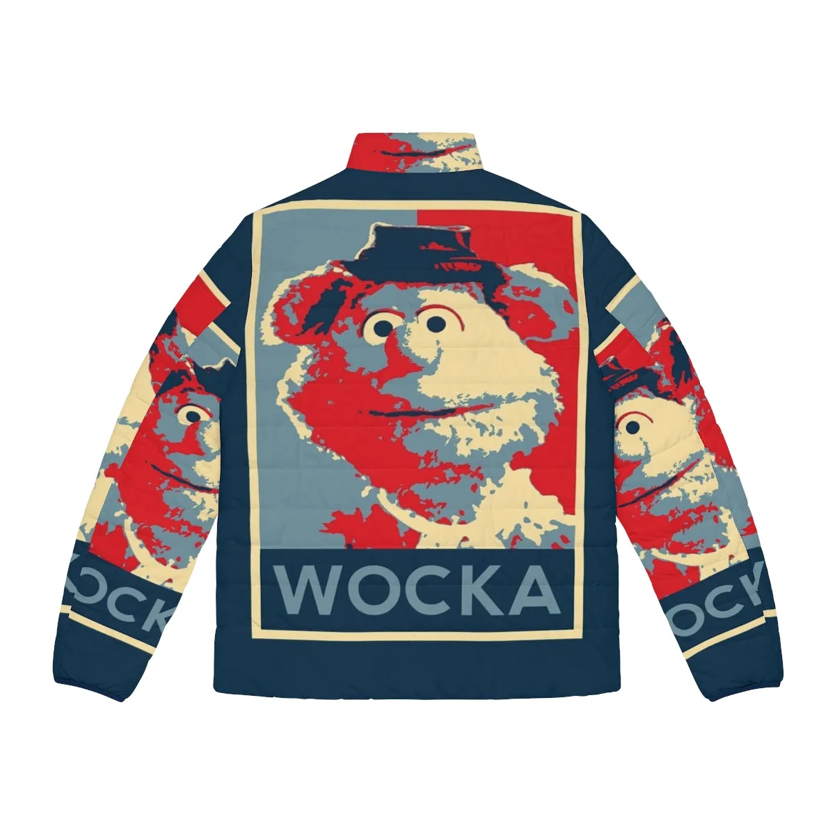 "It's Time to Play the Music" Muppets Fozzie Bear Puffer Jacket