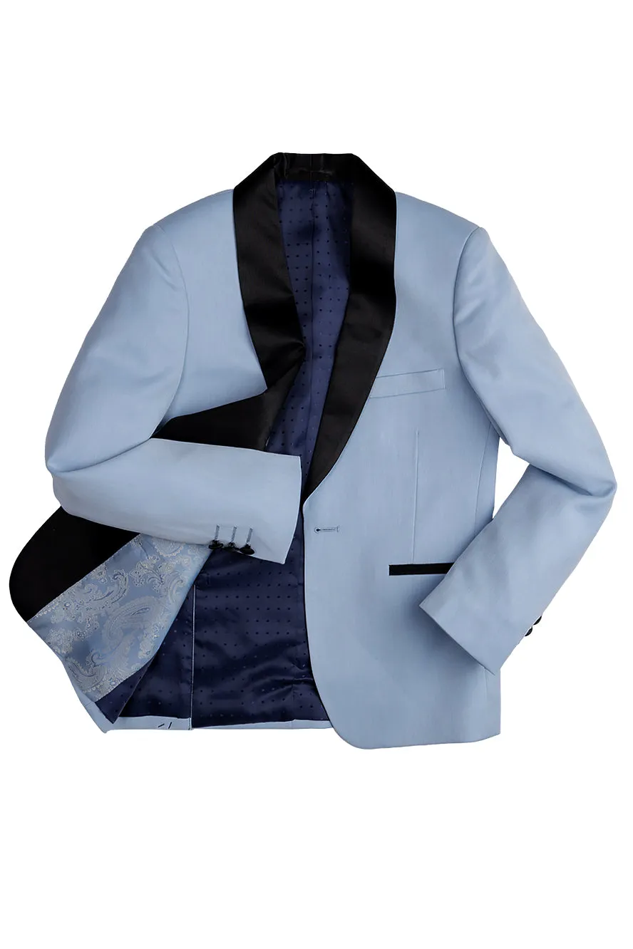 "London" Kids Powder Blue Tuxedo (5-Piece Set)