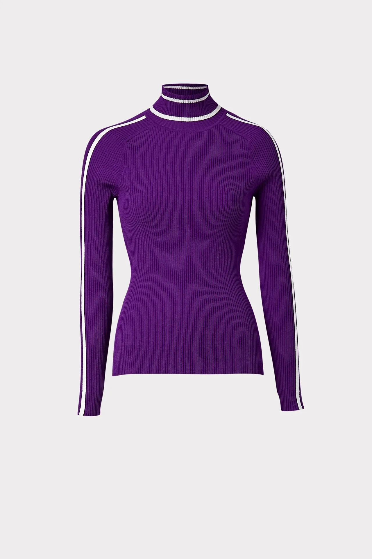 Racer Stripe Turtleneck