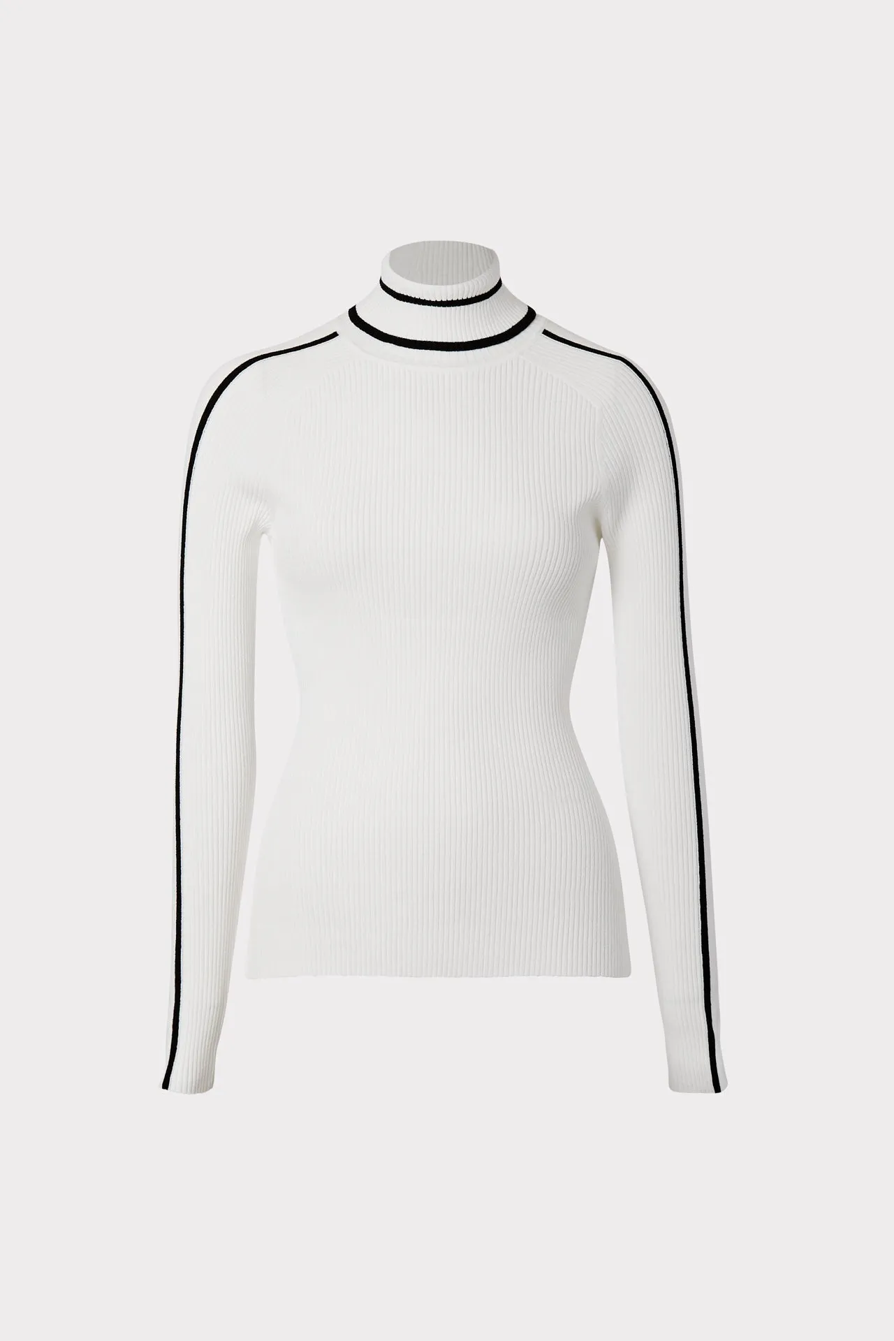 Racer Stripe Turtleneck