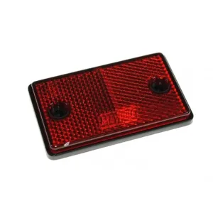 Red Side Reflector With Mounting Holes MP8723B