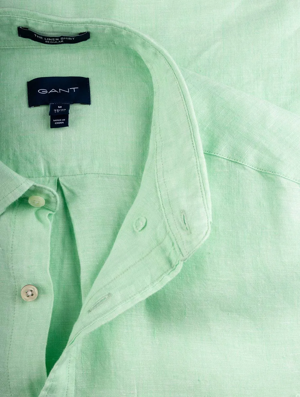 Regular Linen Shirt Button-down Absinthe Green