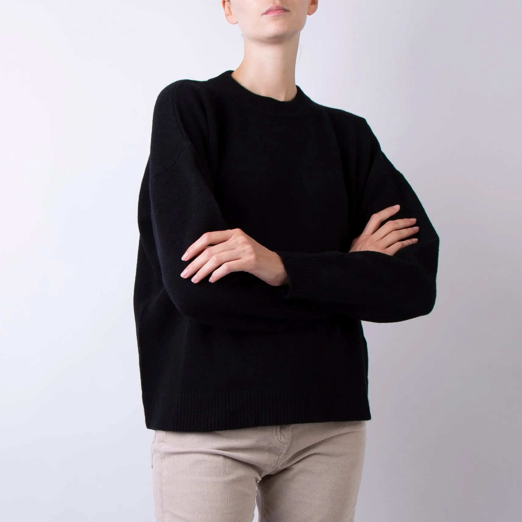 ROBERTO COLLINA SWEATER A40101 09 BLACK