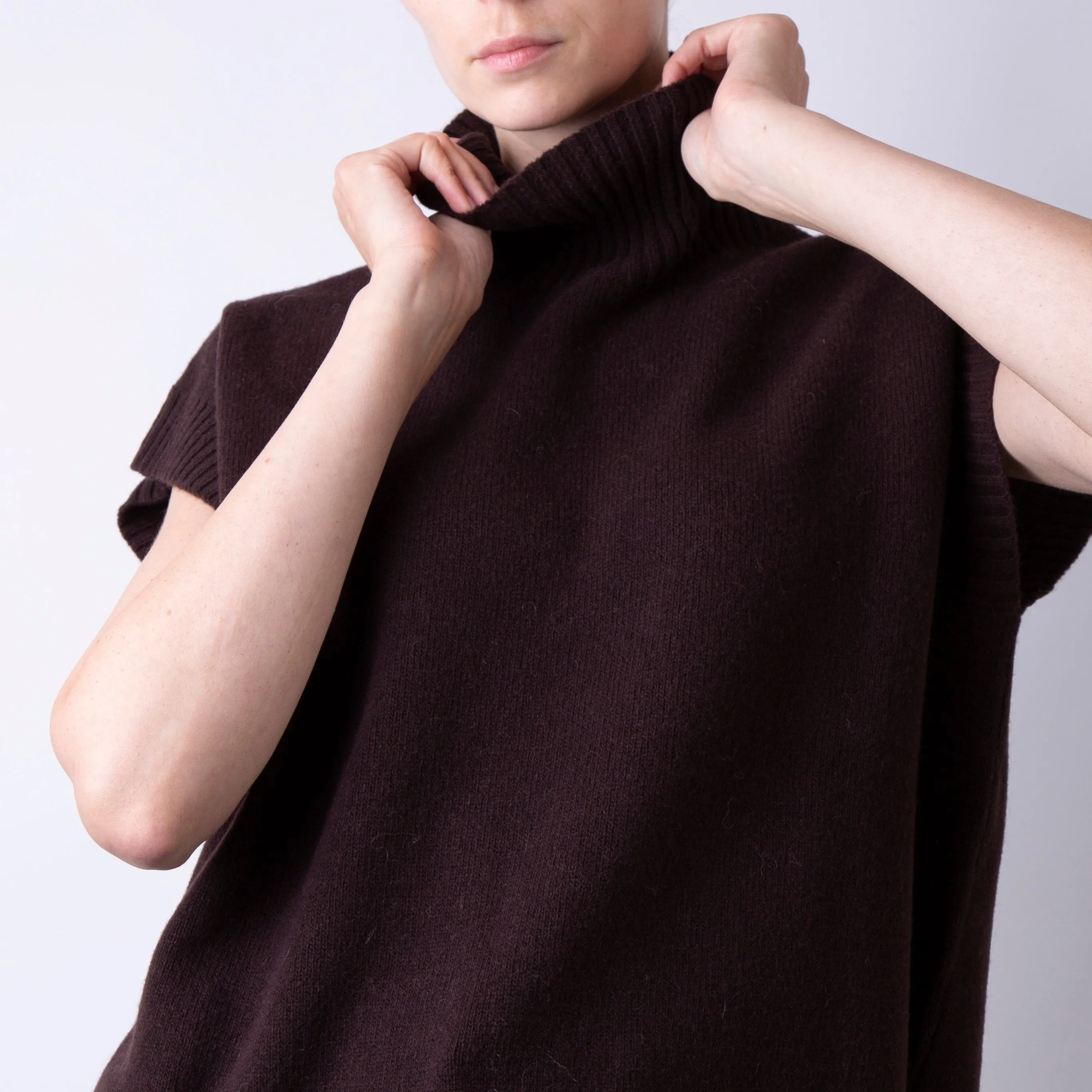 ROBERTO COLLINA SWEATER A40513 08 BROWN