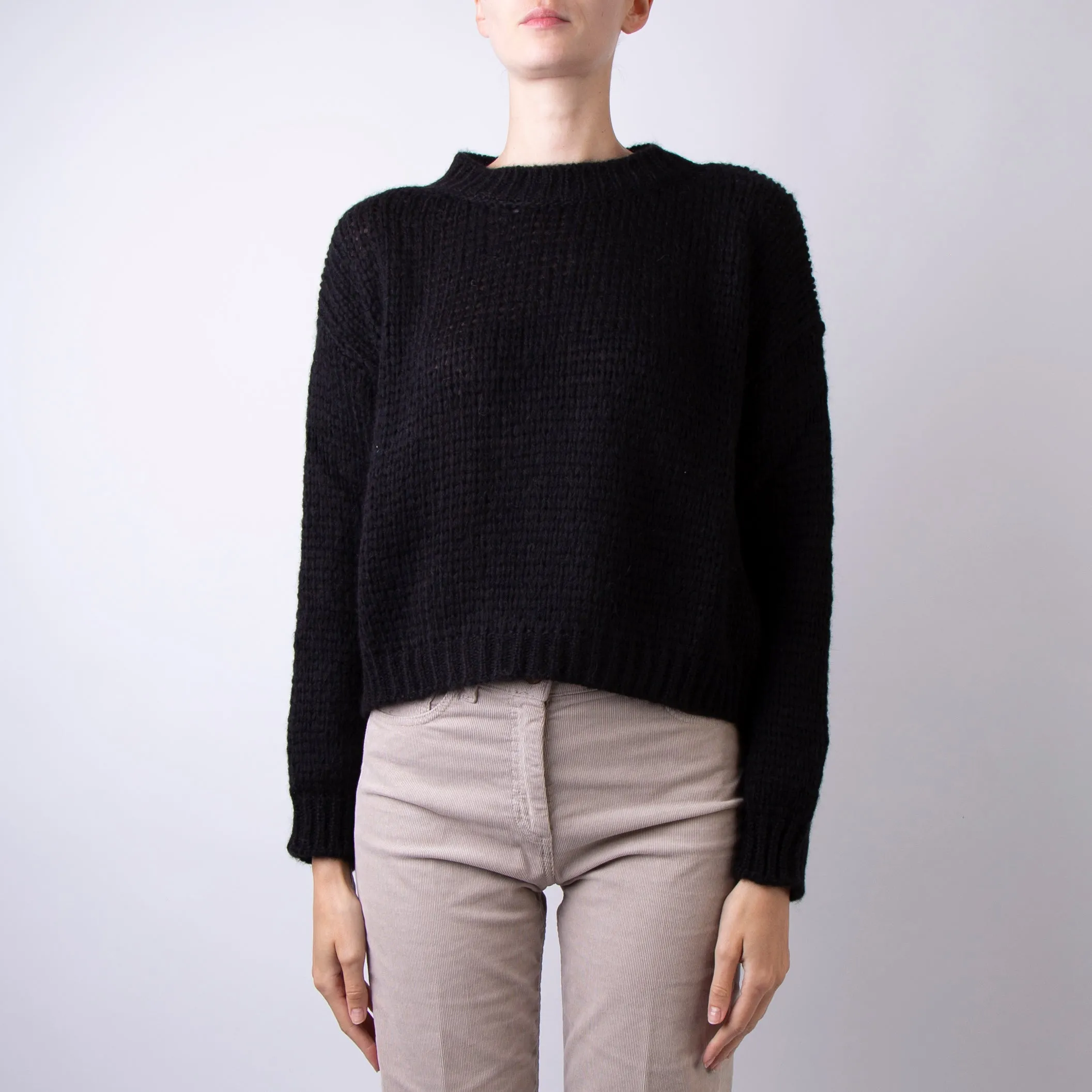 ROBERTO COLLINA SWEATER A47001 09 BLACK