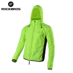 ROCKBROS Reflective Breathable Bike Bicycle Cycling Cycle Long Sleeve Wind Coat Windcoat Windproof Quick Dry Jersey Jacket