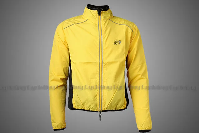 ROCKBROS Reflective Breathable Bike Bicycle Cycling Cycle Long Sleeve Wind Coat Windcoat Windproof Quick Dry Jersey Jacket