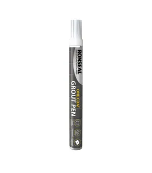 Ronseal One Coat Grout Pen Brilliant White - 7ml