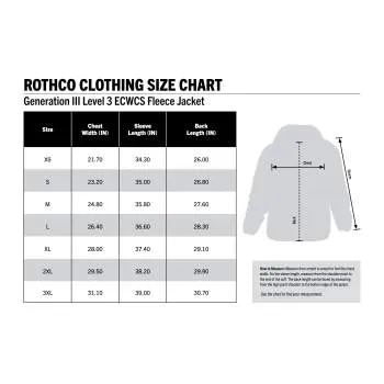 Rothco Generation III Level 3 ECWCS Fleece Jacket / Olive Drab