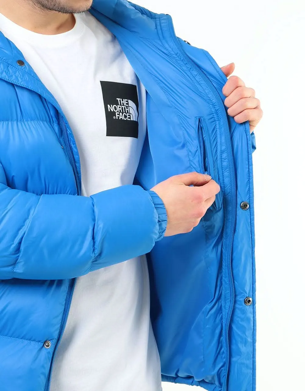 Route One Vostok Hooded Puffer Jacket - Olympian Blue