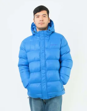 Route One Vostok Hooded Puffer Jacket - Olympian Blue