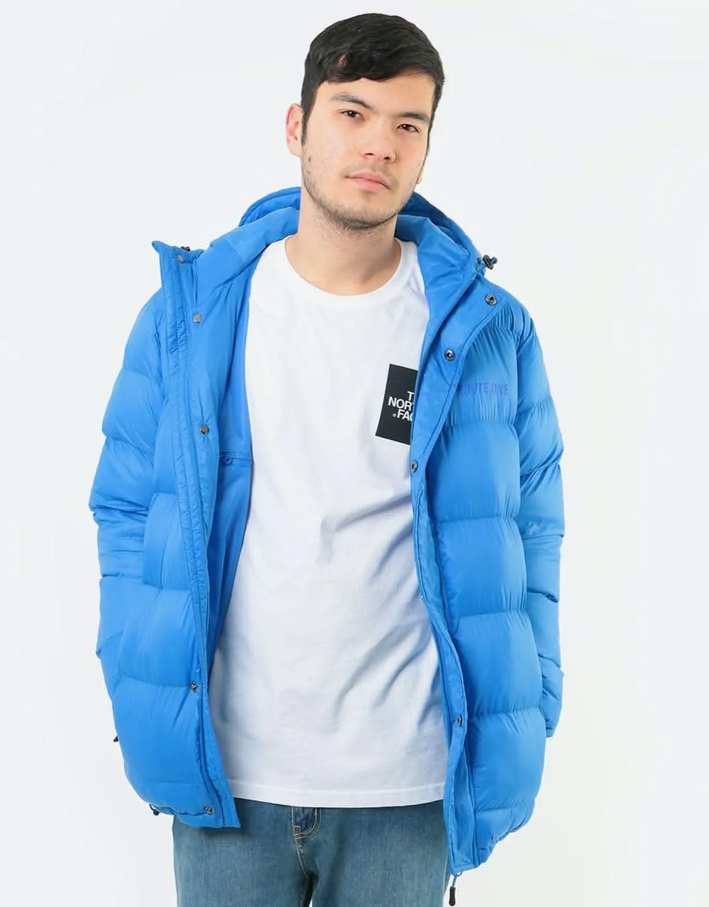 Route One Vostok Hooded Puffer Jacket - Olympian Blue