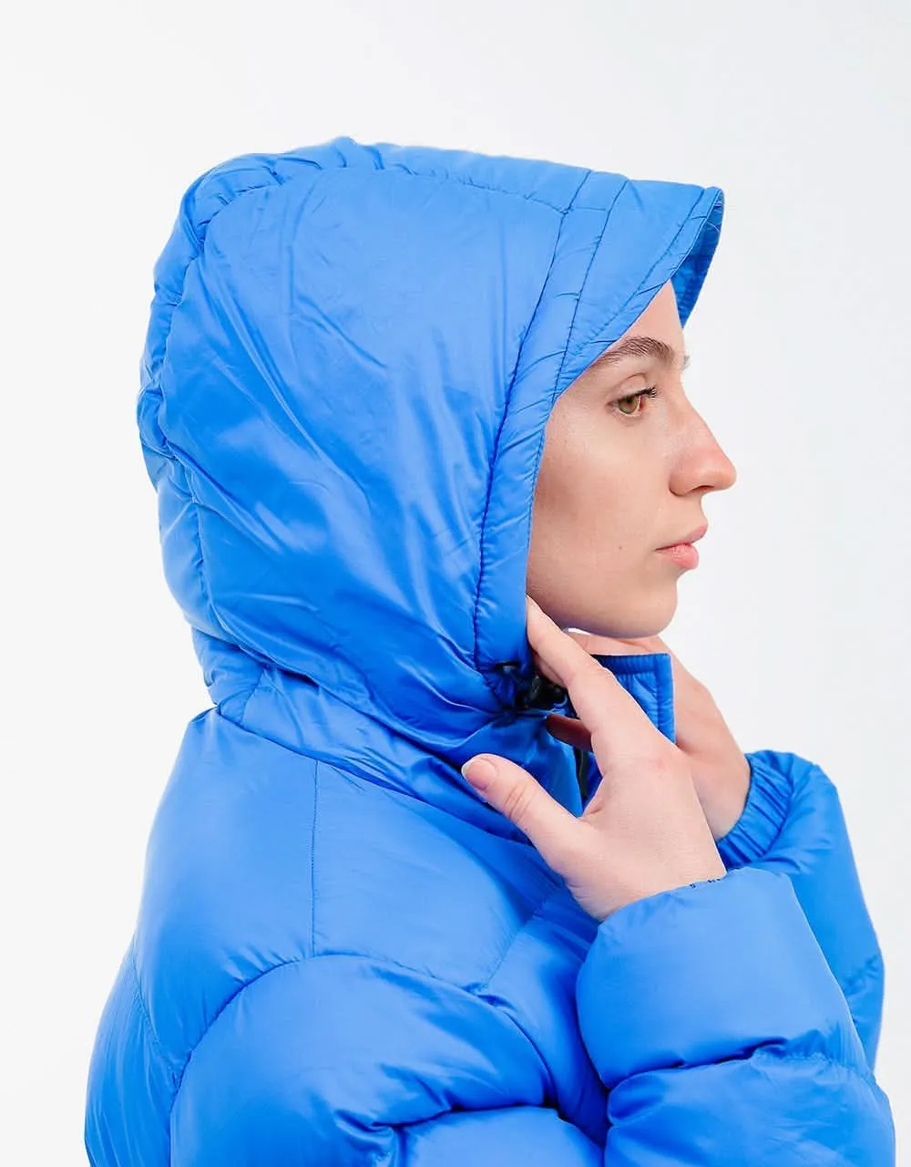 Route One Vostok Hooded Puffer Jacket - Olympian Blue