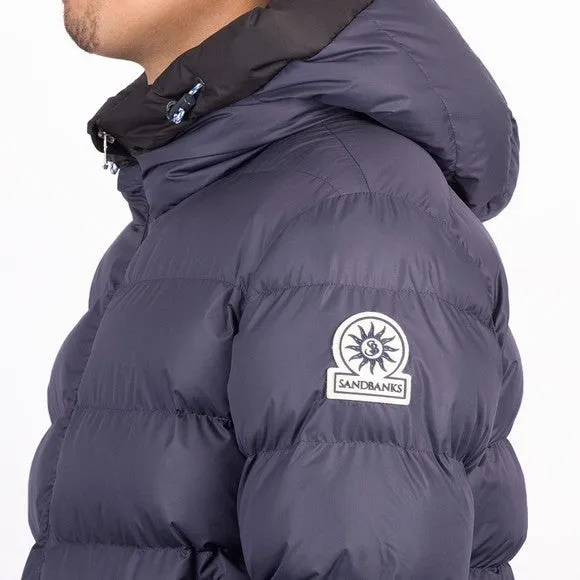 Sandbanks Apres Puffer Jacket Navy