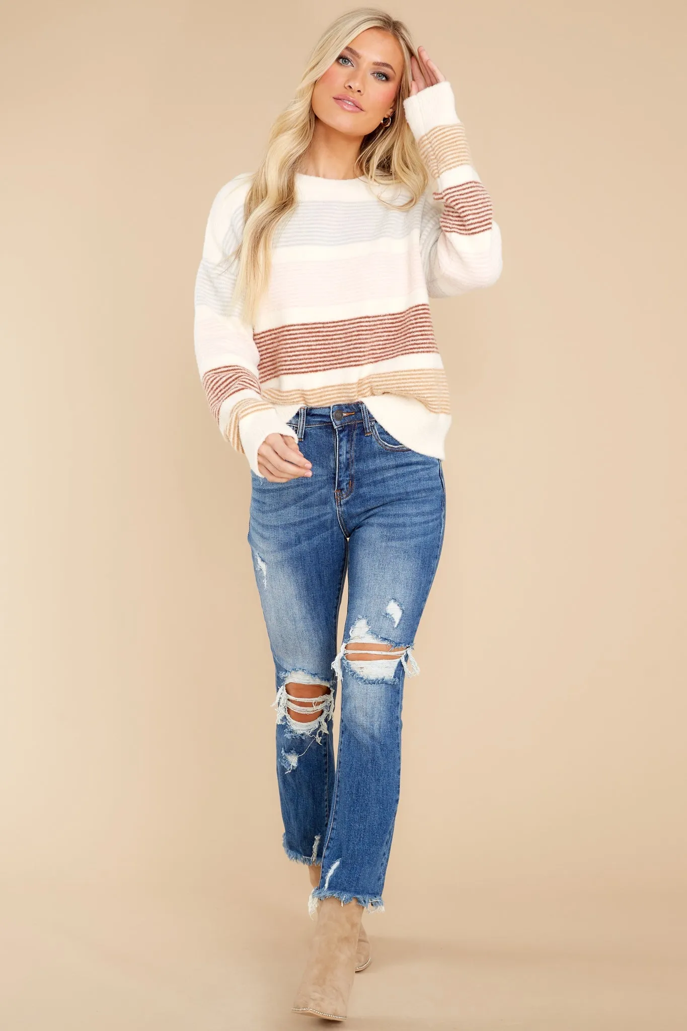 Seneca Autumn Stripe Sweater