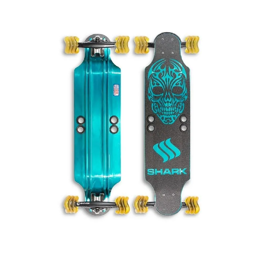 Shiver Shark Aluminum 32" Drop Down Longboard