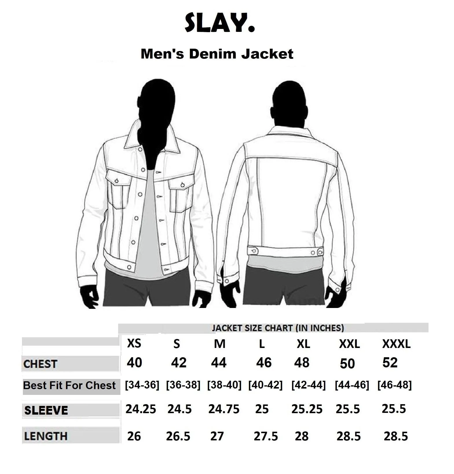 SLAY. Men's Full Sleeves Colorblock Denim Jacket