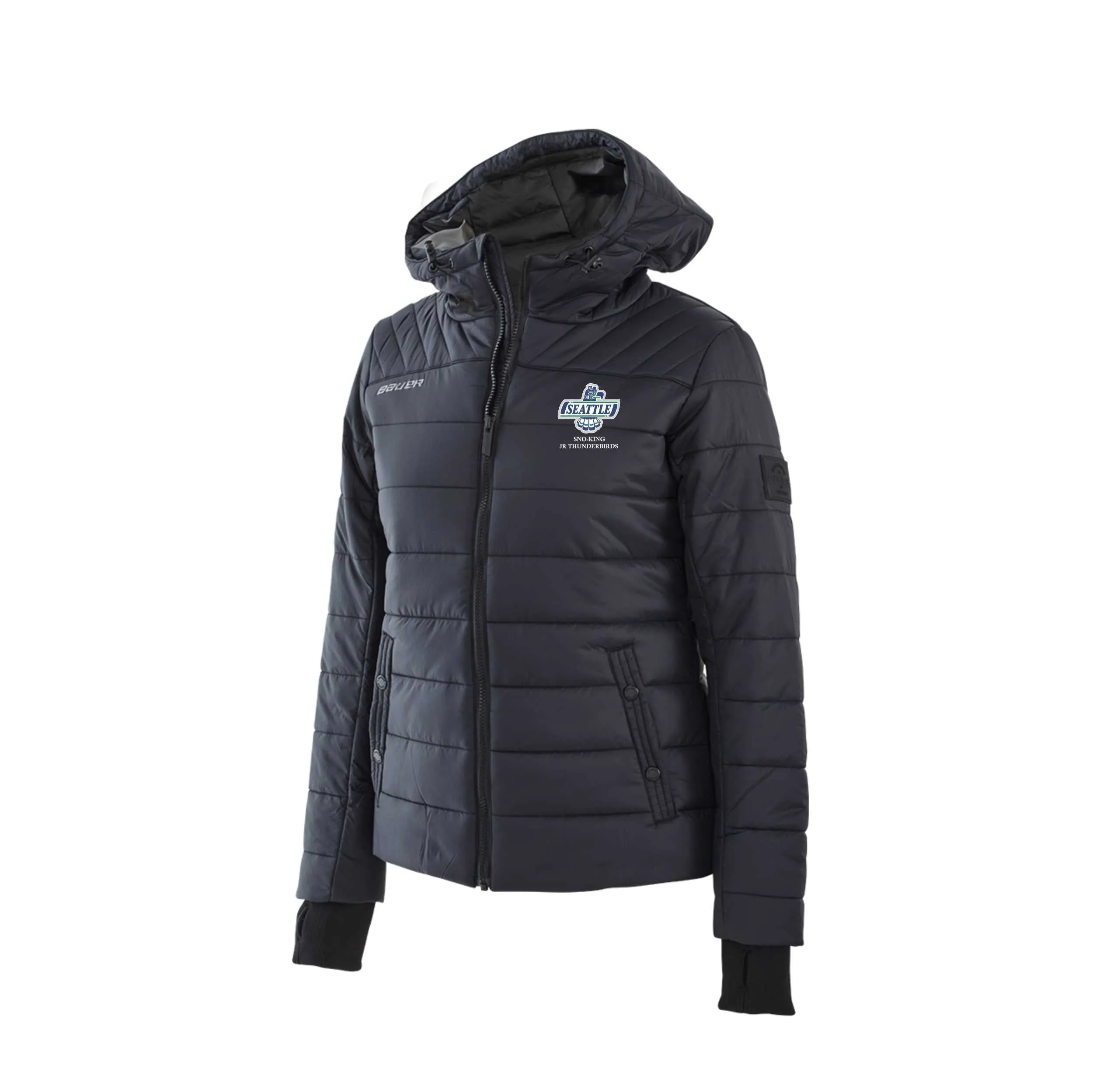 Sno-King Bauer Ladies Puffer Black Jacket