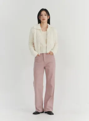 Soft Color Wide Pants ON303