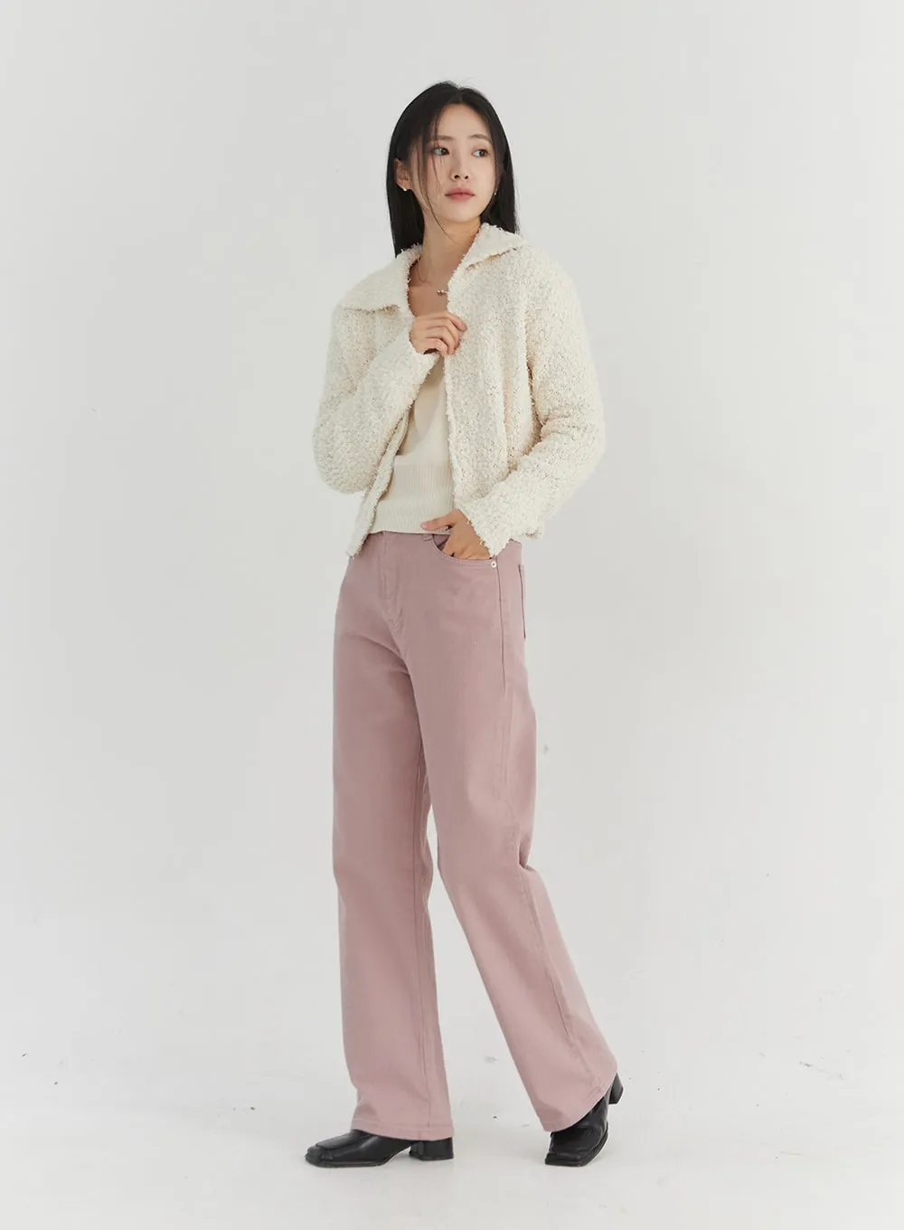 Soft Color Wide Pants ON303