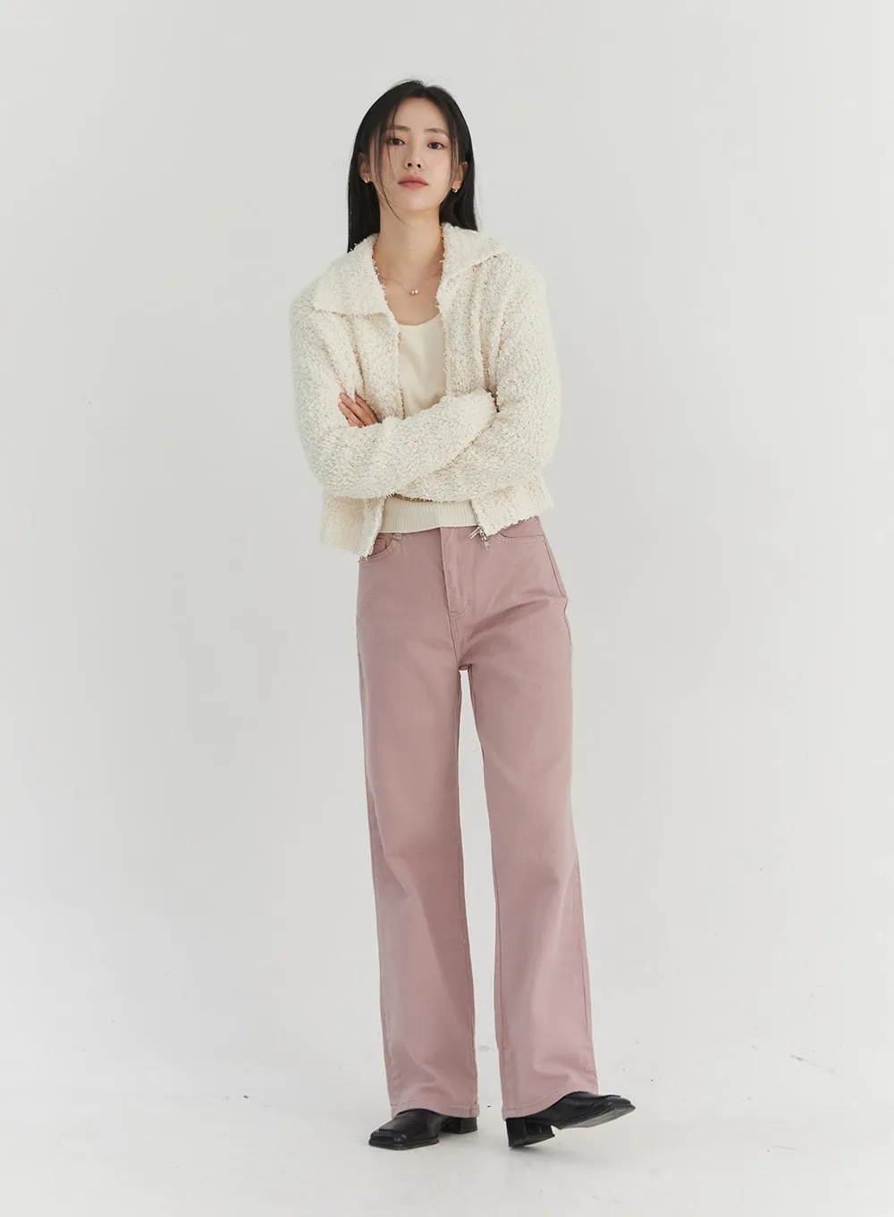 Soft Color Wide Pants ON303