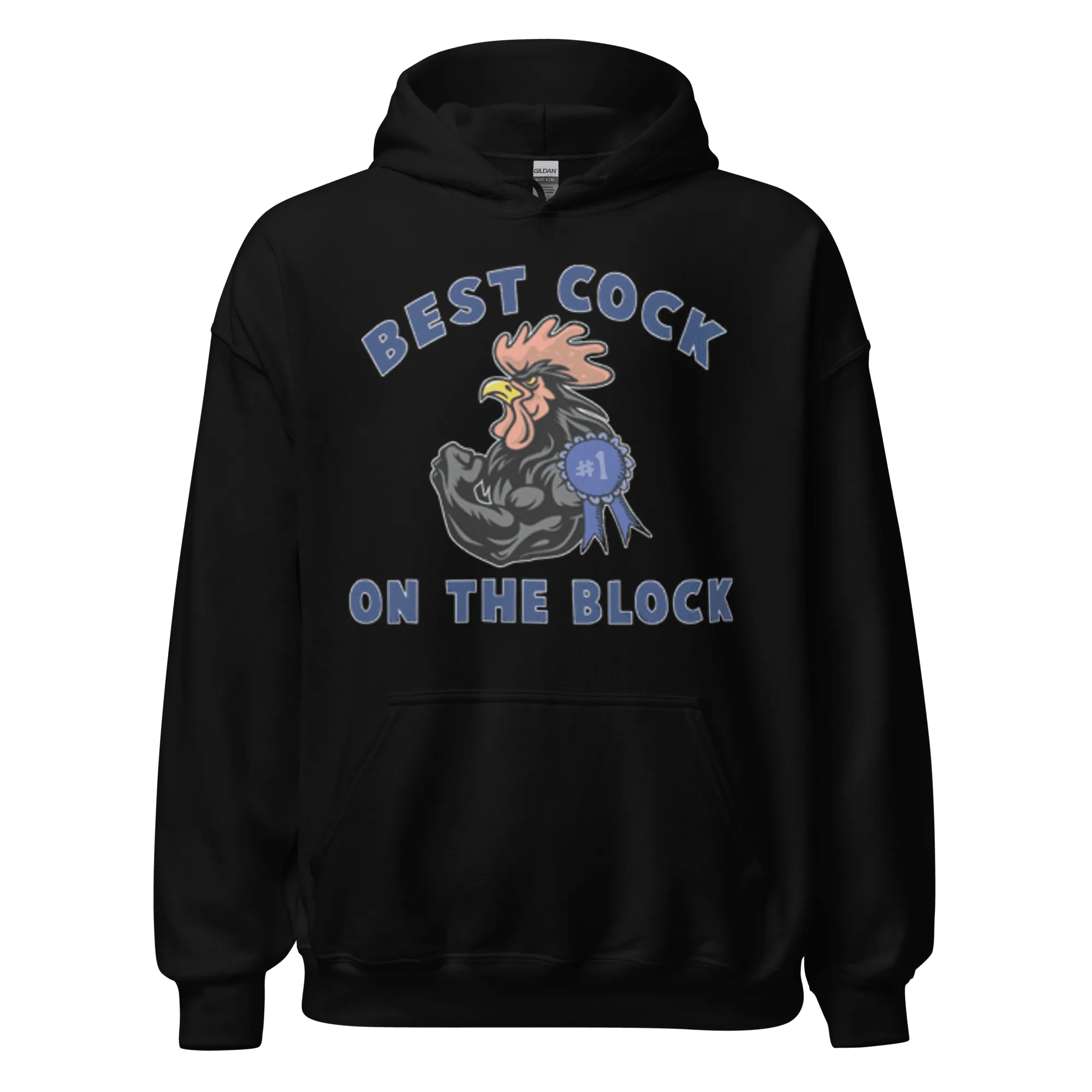 Soft Style Hoodie Top Koala Best C**K on The Block Blended Pullover