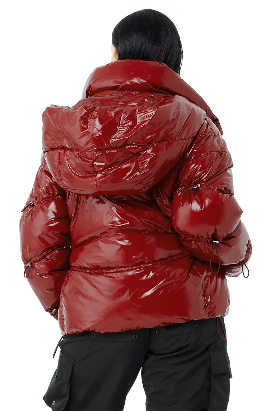 Stunner Puffer Jacket - Cranberry