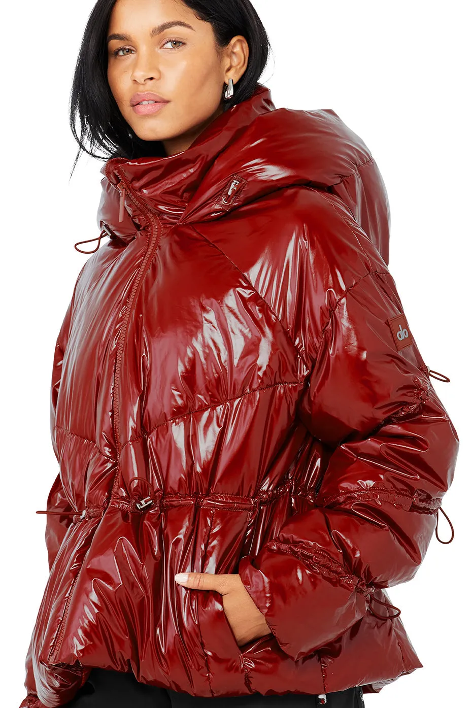 Stunner Puffer Jacket - Cranberry