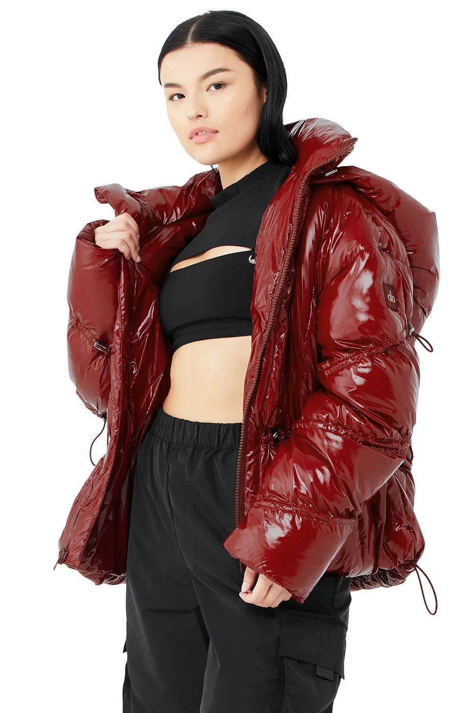 Stunner Puffer Jacket - Cranberry