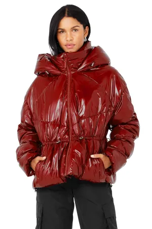 Stunner Puffer Jacket - Cranberry