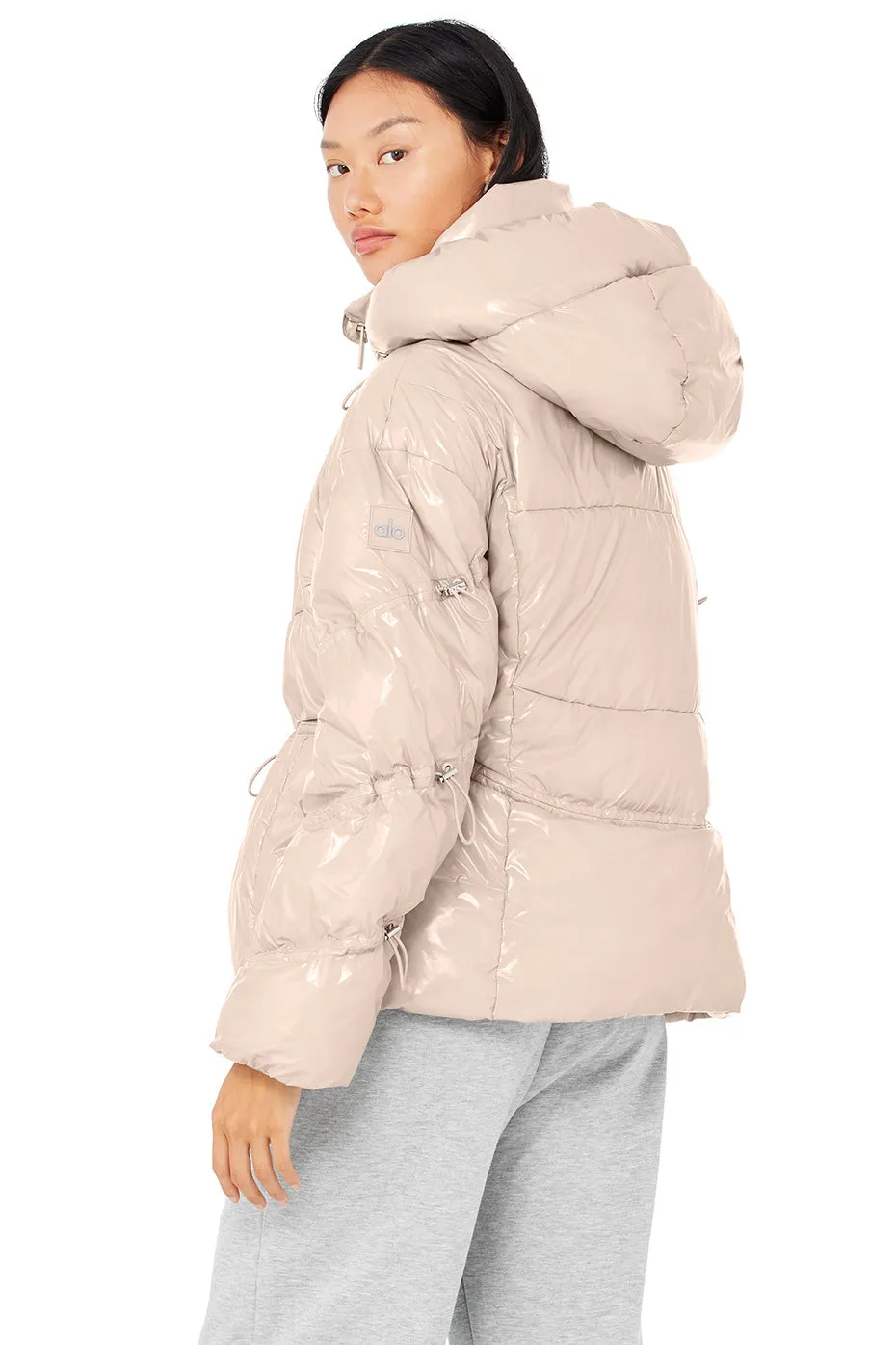 Stunner Puffer Jacket - Dusty Pink