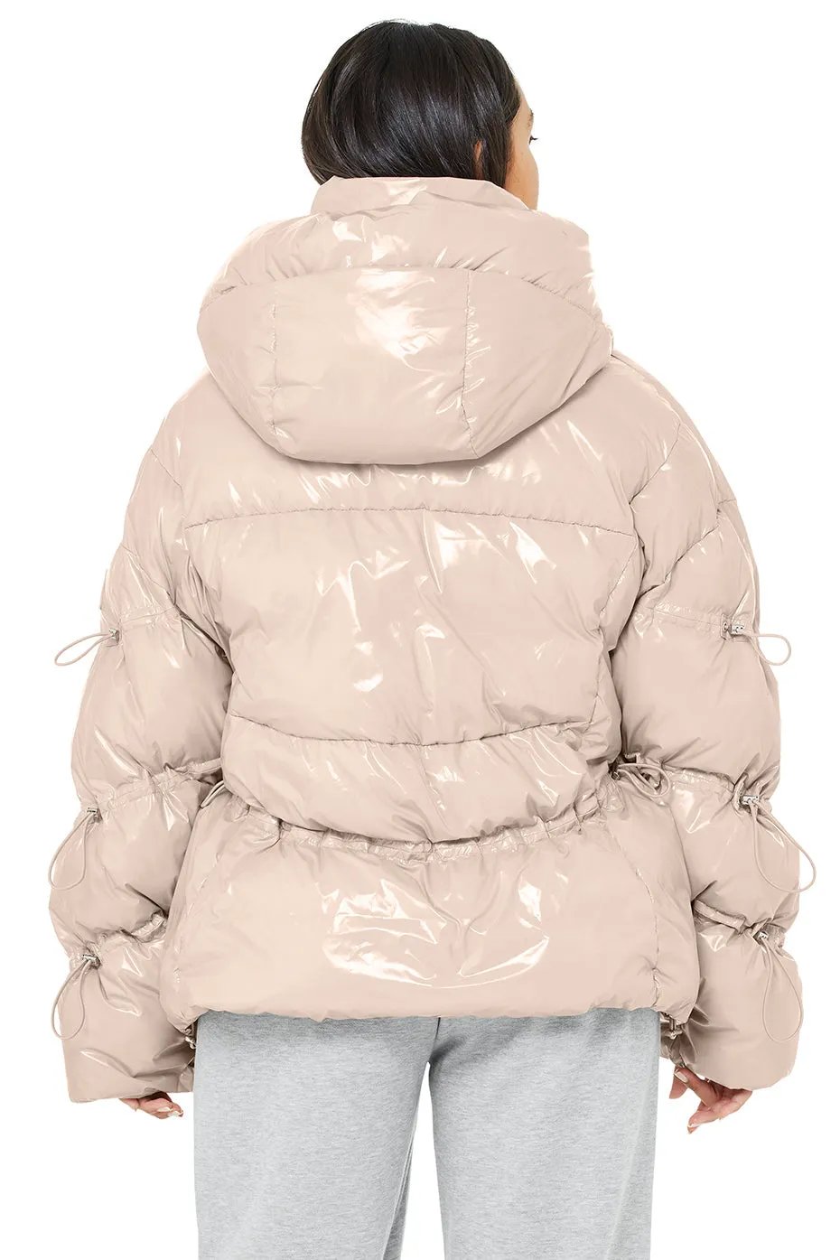 Stunner Puffer Jacket - Dusty Pink