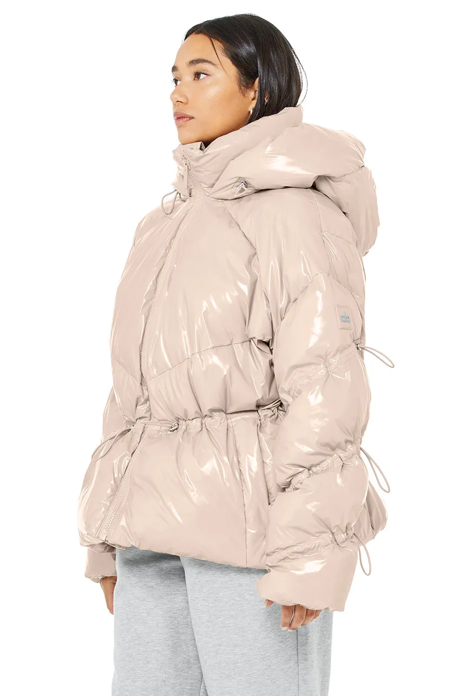 Stunner Puffer Jacket - Dusty Pink