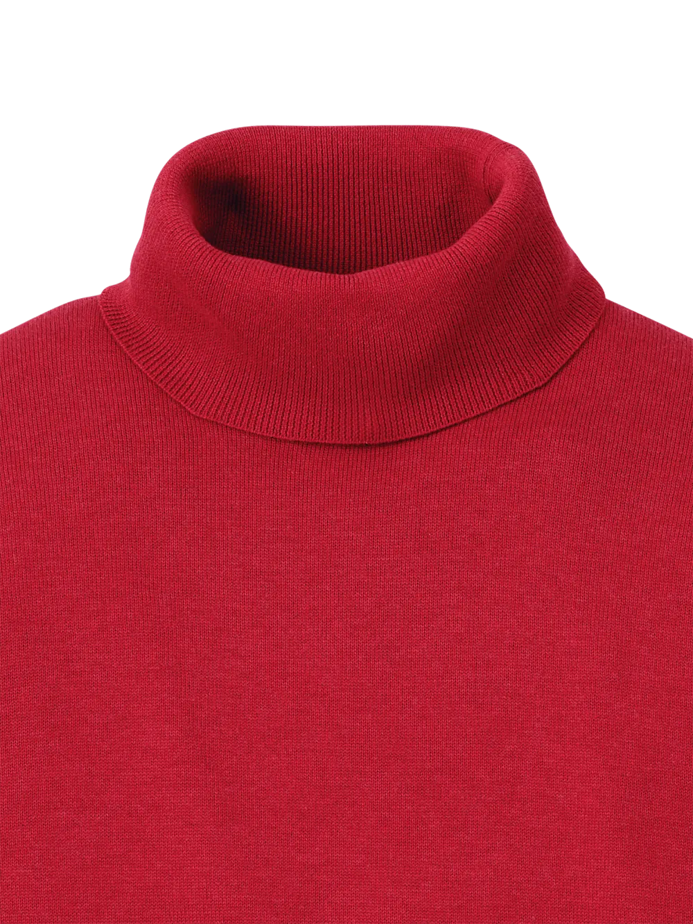 Supima Cotton Turtleneck - Red