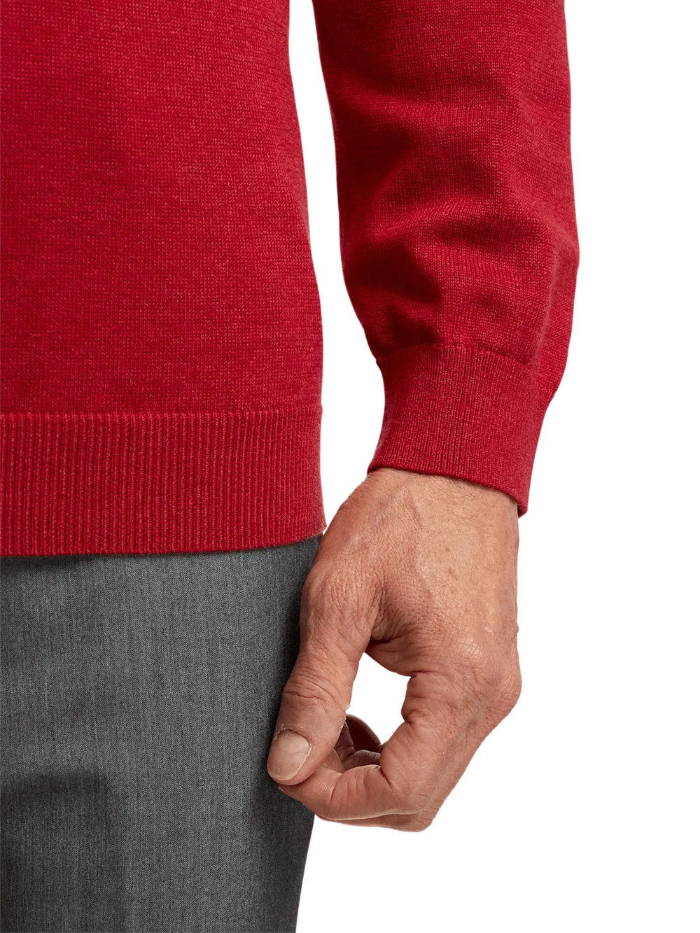 Supima Cotton Turtleneck - Red