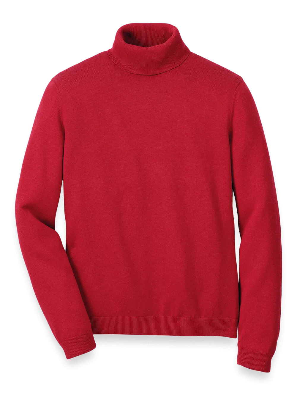 Supima Cotton Turtleneck - Red