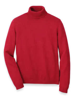 Supima Cotton Turtleneck - Red