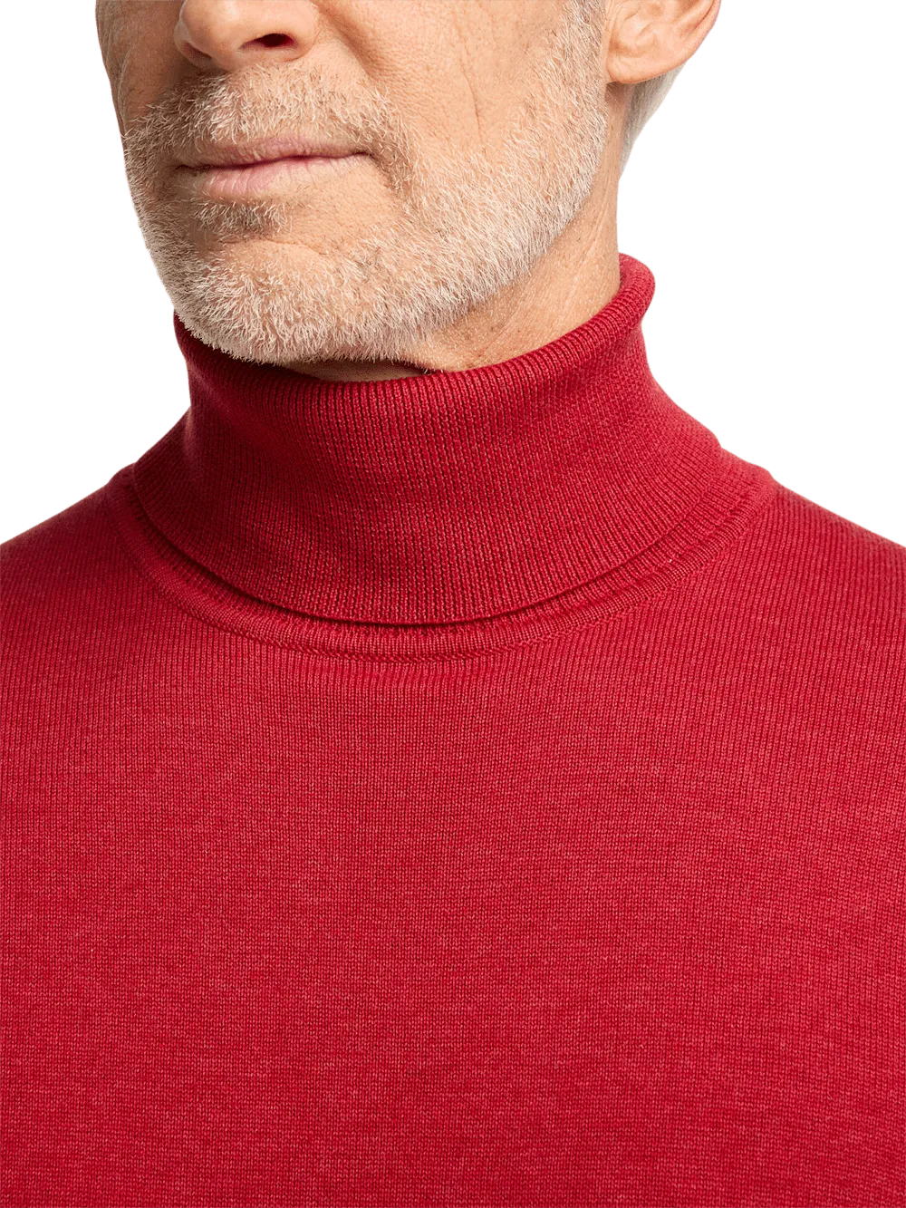 Supima Cotton Turtleneck - Red