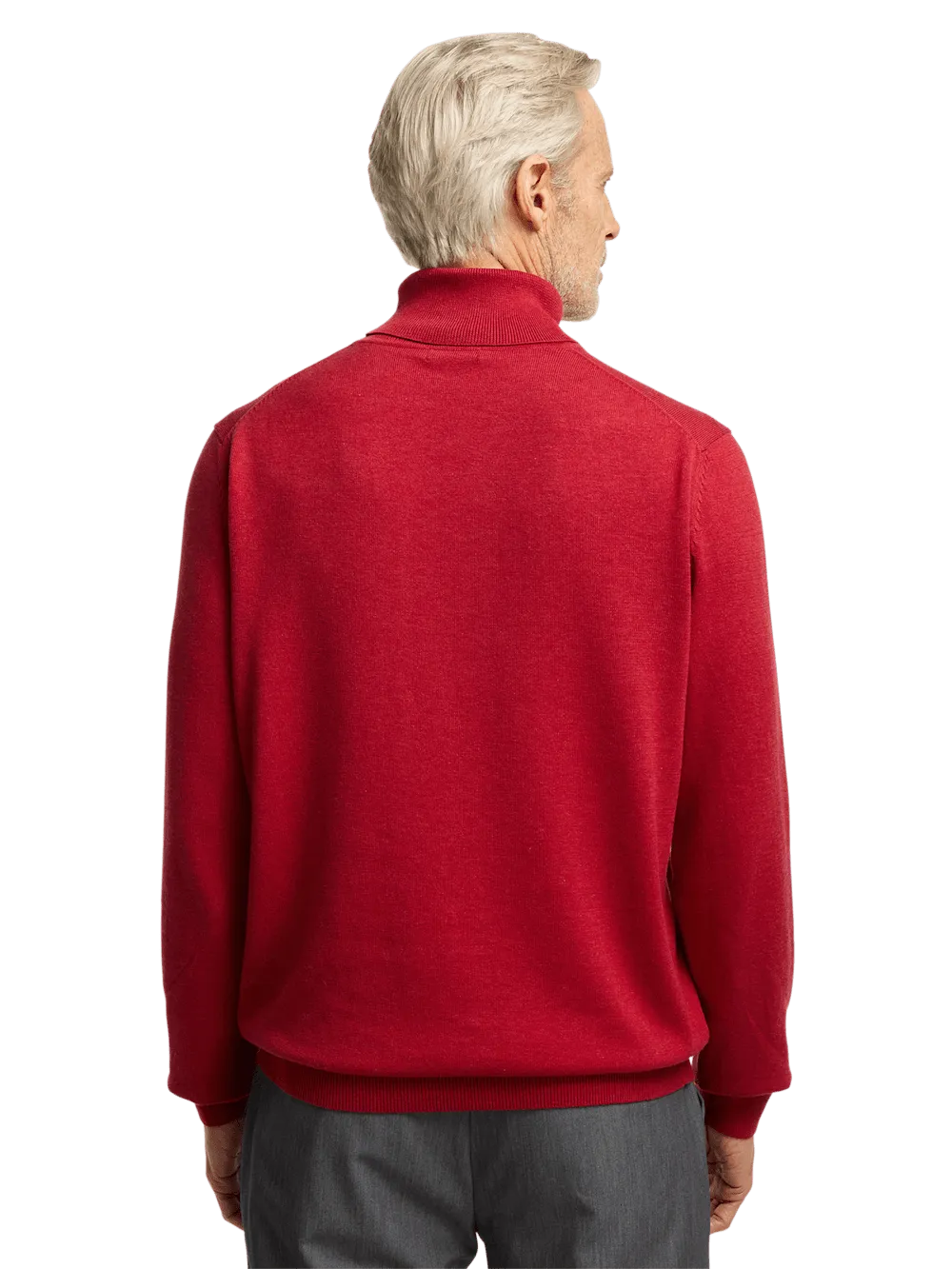 Supima Cotton Turtleneck - Red