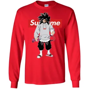 Supreme Dragon Ball Goku Best T-shirt Men Long Sleeve Shirt