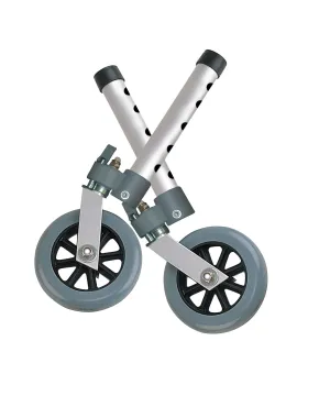 Swivel Lock Walker Wheels, 5" (1pair)