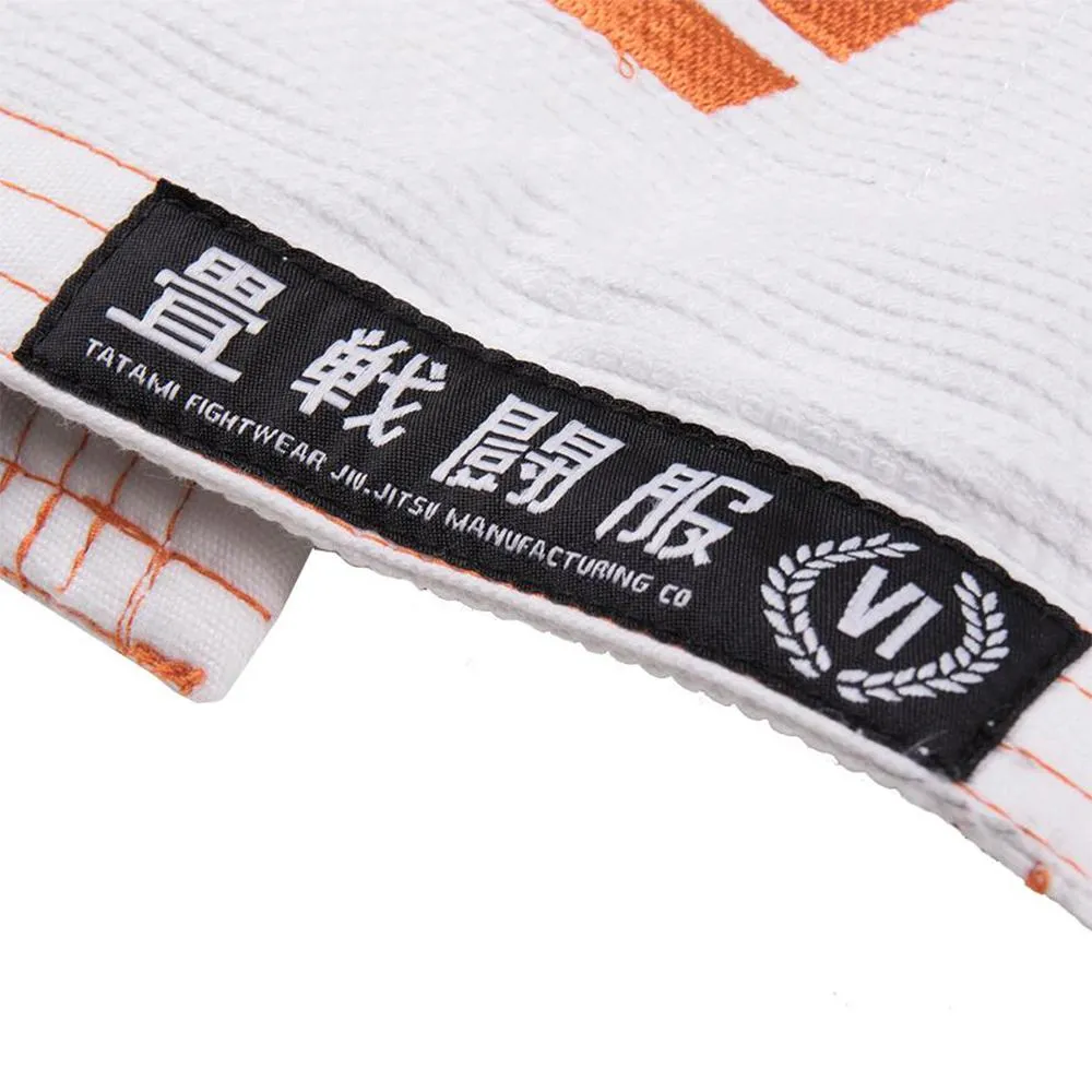 Tatami "Estilo 6.0" BJJ Gi - White/Orange