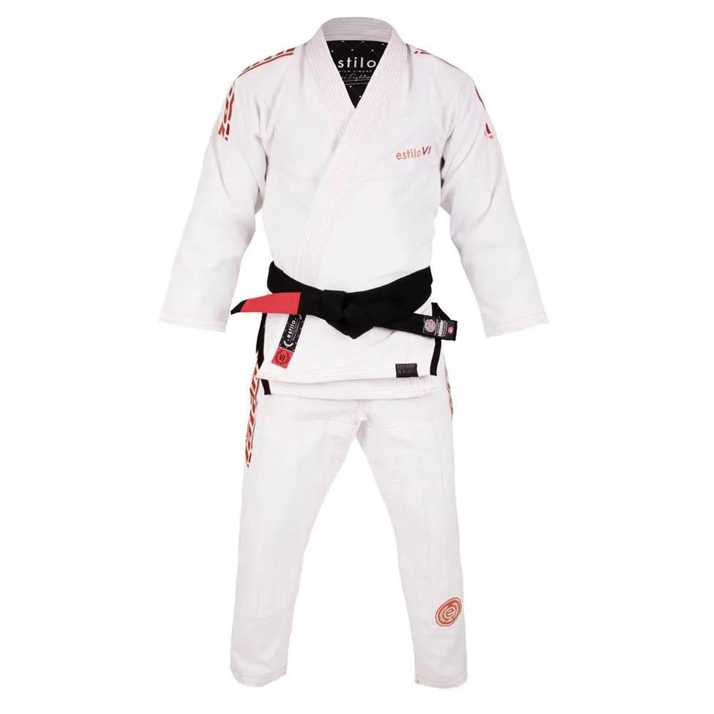 Tatami "Estilo 6.0" BJJ Gi - White/Orange