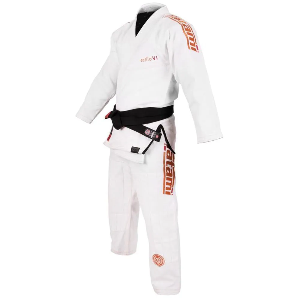 Tatami "Estilo 6.0" BJJ Gi - White/Orange