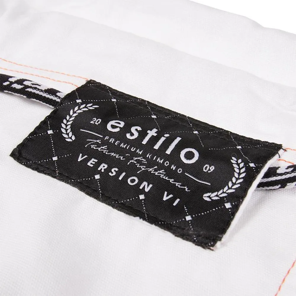 Tatami "Estilo 6.0" BJJ Gi - White/Orange