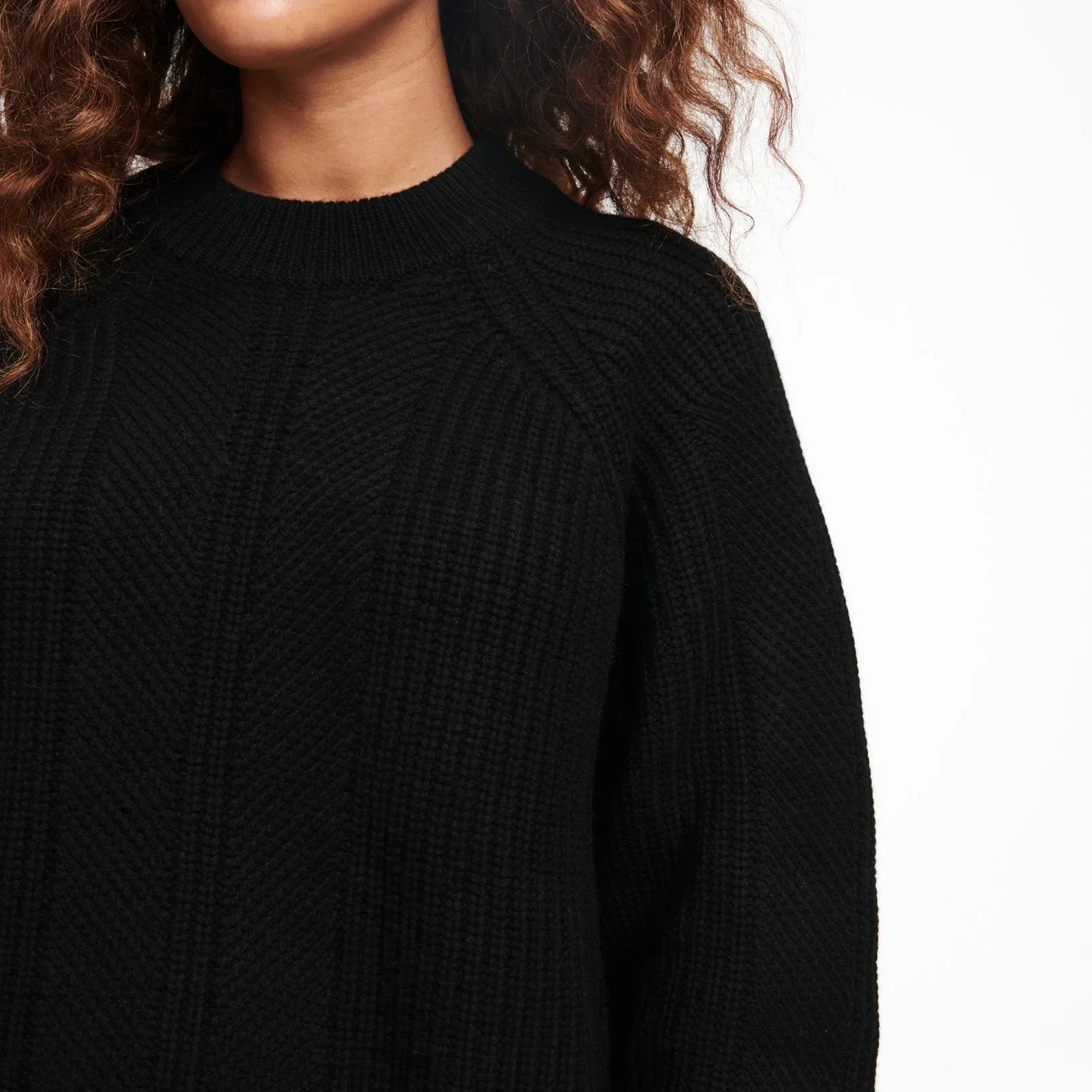 Textured Crewneck Sweater