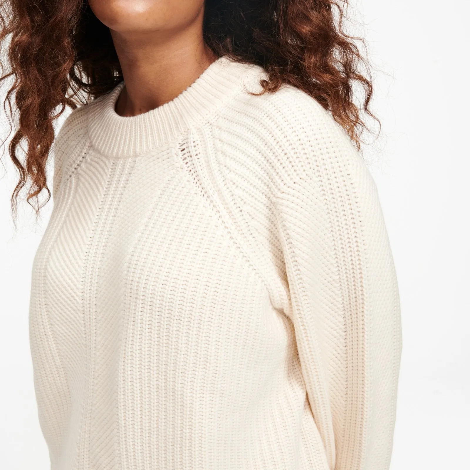 Textured Crewneck Sweater