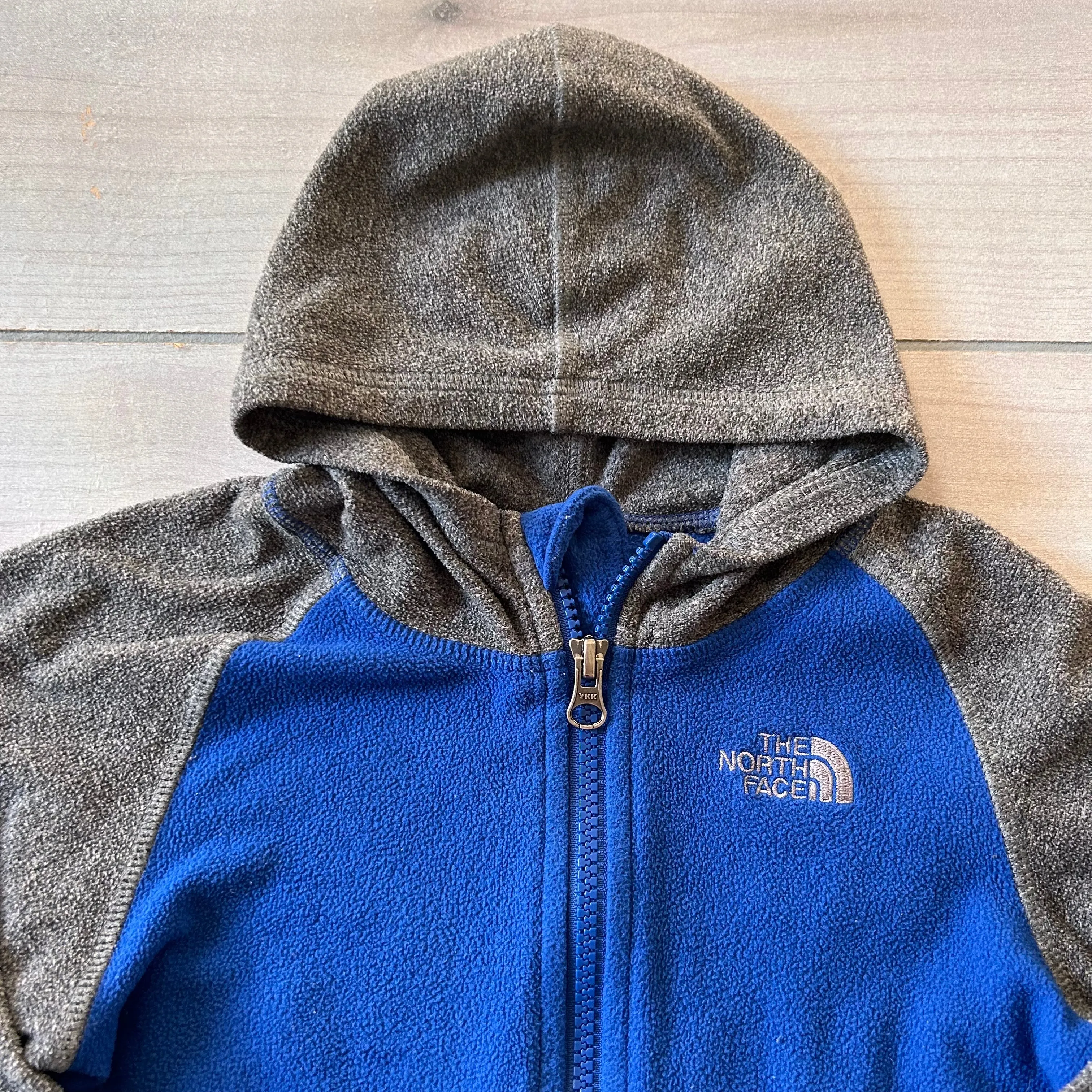 The North Face Blue Fleece Zipper Jacket