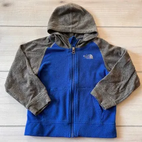 The North Face Blue Fleece Zipper Jacket